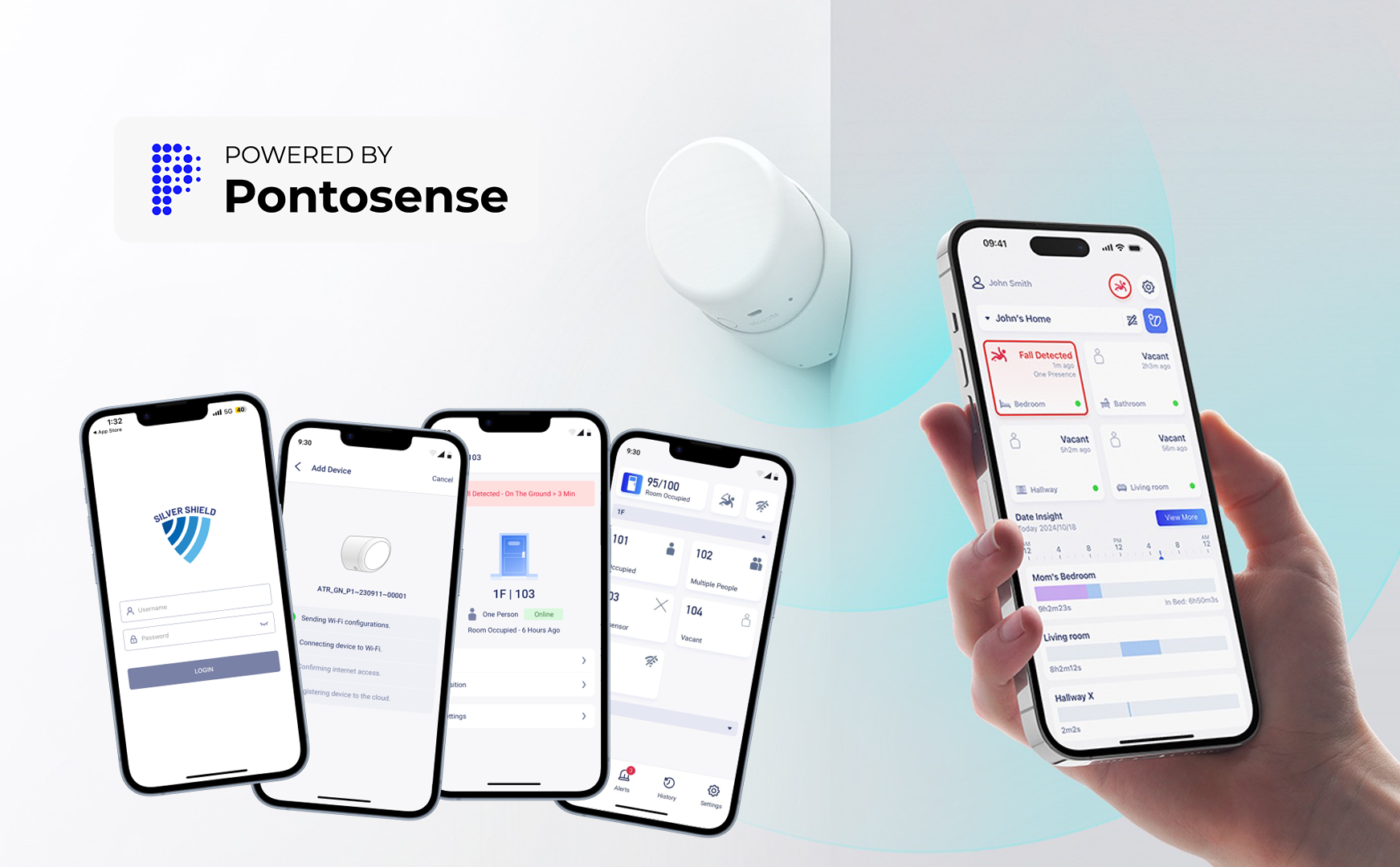 Vivago SentioAI and Pontosense Care app
